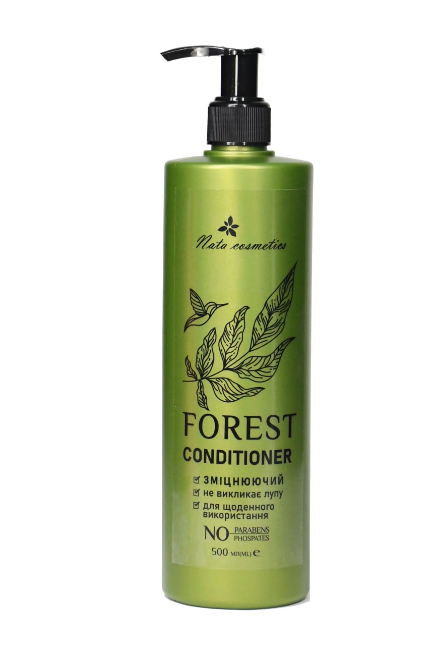 Кондиціонер для волосся Nata cosmetics "Forest" Зміцнюючий,флакон 500 мл